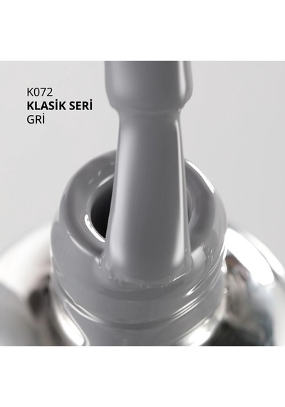 Kalıcı Oje K072, Gri, 10 Ml Diğer