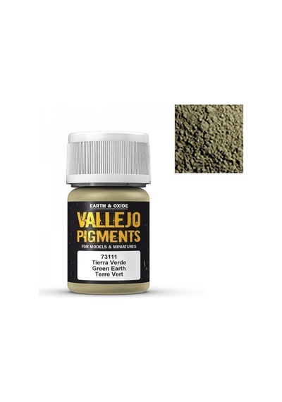 35 Ml. Green Earth Maket Boyası Pigmenti, Vallejo 73111 Standart