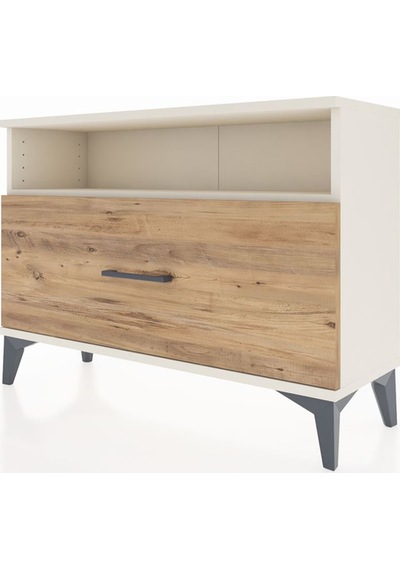 Arges Şifonyer Tek Raflı Tek Çekmeceli 88x30x64 Aytaşı-çam Aytaşı