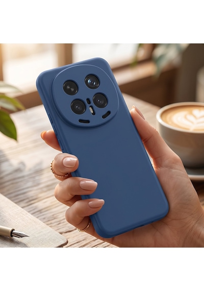 Caseonn Honor Magic 8 Pro Kılıf Kamera Korumalı Mikrofiber Astarlı Lansman Lacivert