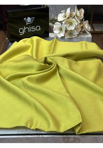Ghisa Gh-3610s1065-y.y. Yağ Yeşili Renk Şal Çok Renkli