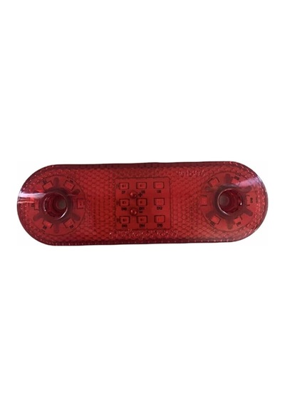 Ahmet Otomotiv 5 Adet 21 Led Kırmızı Lamba 12v-24v Tır Kamyon Dorse Otobüs Minibüs Offroad