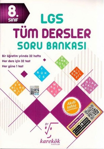 8 Sınıf Tüm Dersler Soru Bankası Karekök Yayıncılık