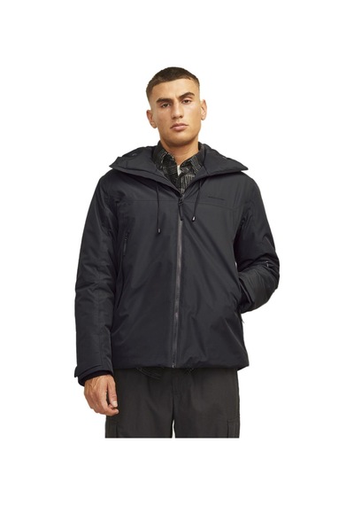 Jack & Jones 12262093 Jcosummit Padded Shell Jacket Sn Siyah Siyah
