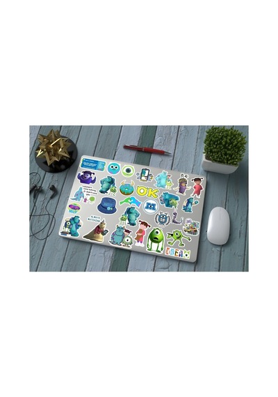 Monsters, Inc. Sticker Paketi/bullet Journal Defter Çıkartma Ajanda Laptop Etiket, 18579823749012375 Diğer
