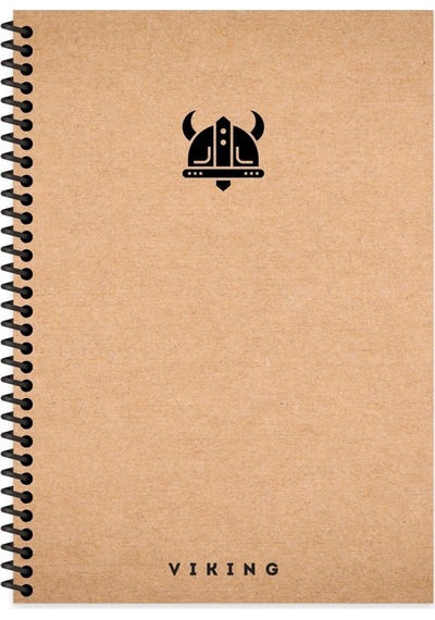 17x24 Çizgili Defter La Plume Viking - Başlık 100 Yaprak Varsayılan