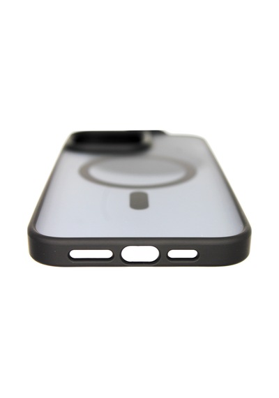 Apple Uyumlu iPhone 14 Pro Max Deep Kılıf Magsafe Şarj Destekli Kamera Korumalı Darbe Önleyici Kılıf Siyah