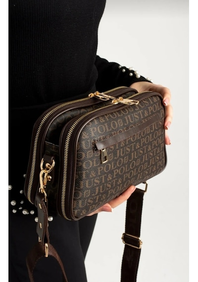 Just Polo Kadın Omuz Çantası 440113mh Düz Kahve 26576901