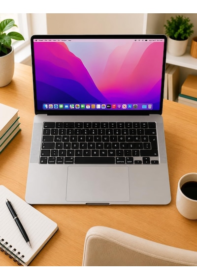 Macbook Türkçe Q Klavye Koruyucu M1-m5 Air 13.6 A2681 A3113 A3240 A3449 Pro 14 A2442 A3426 A3434 Pro 16 A2485 A3429 Neo 13 Ultra İnce Silikon Keyboard Cover Touch Id Protector Siyah