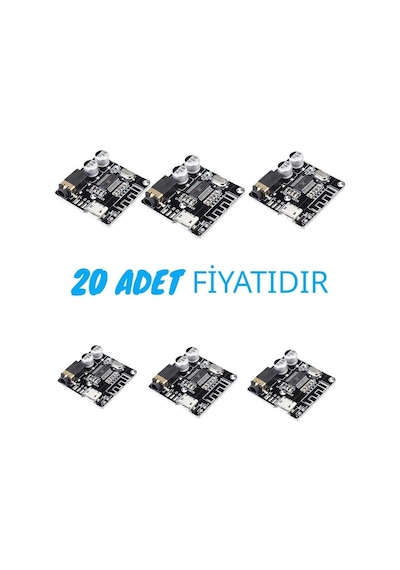 20 Adet - Bluetooth 5.0 Ses Müzik Modülü Devre Kartı Vhm-314-4474
