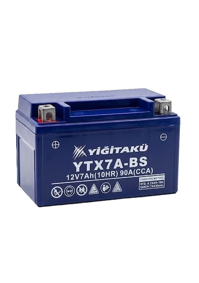 Yiğit Akü Ytx7a-bs 12v 7 Ah Motosiklet Aküsü 2026