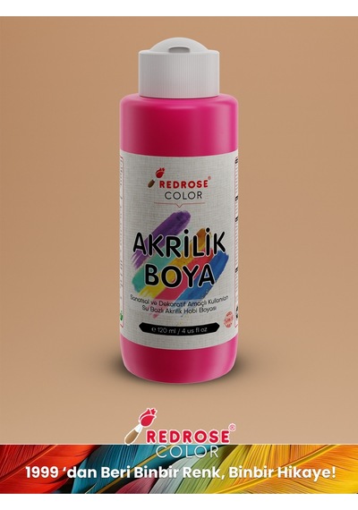 Red Rose Fuşya Akrilik Boya 120 ML
