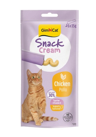 Gimcat Snack Cream Tavuklu Kedi Ödülü 6x15gr