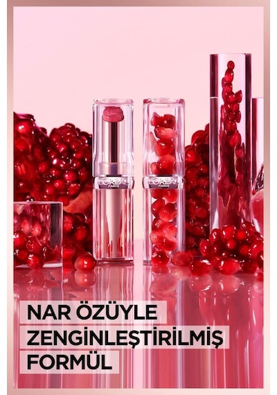 L'Oréal Paris Glow Paradise Balm-in-lipstick Işıltı Veren Ruj 353 Mulberry Ecstatic + Mini Paradise Maskara 4.7 ML