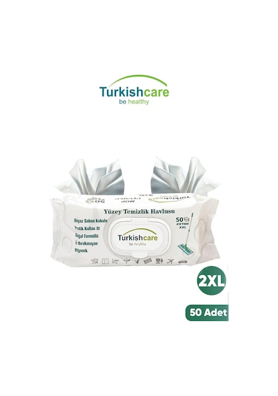 Turkishcare Yüzey Temizlik Havlusu 50'li