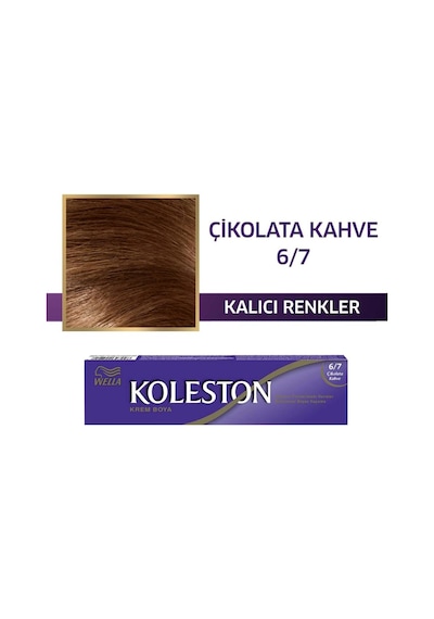 Koleston Tüp Boya 50 Ml - 6.7 Çikolata Kahve + 20 Vol Oksidan Peroksit