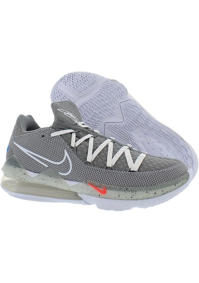 Nike Lebon 17 Low Basketbol Ayakkabısı Gri
