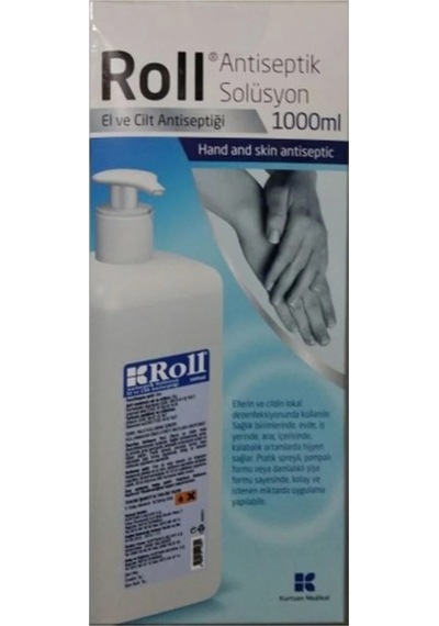 Antiseptik Solüsyon El Ve Cilt Antiseptiği 1000 Ml Pompa Aparatı Ile