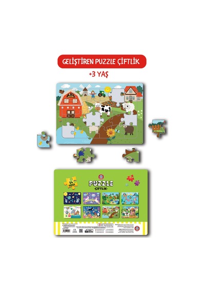 Çocuk Akademi Puzzle Çiftlik