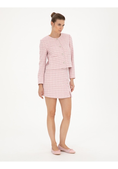 Pierre Cardin Kadın Pembe Etek Dokuma 50282078-vr041 Pembe