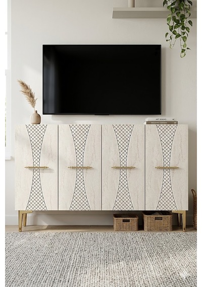 Ka1232btg Slim Konsol Ve Tv Sehpası Beyaz-traverten -gold 120cm Beyaz-traverten-gold Ka1232btg Slim Konsol Ve Tv Sehpası Beyaz-traverten -gold 120cm Beyaz-traverten-gold