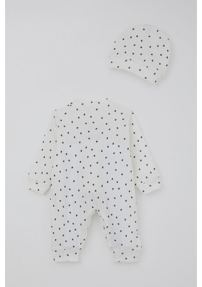 Breeze Kız Bebektulum Mini Çiçek Masalı 0-6 Ay, Beyaz Beyaz