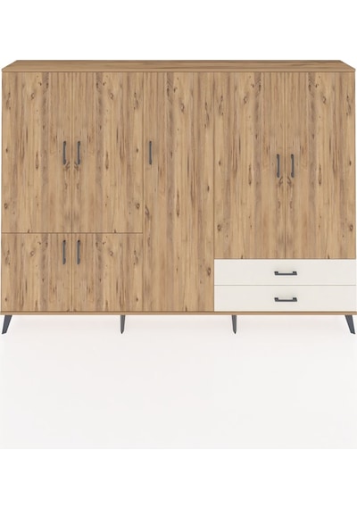 Arges Dolap 12 Raflı 2 Çekmeceli 7 Kapaklı 220x30x163 Çam-çam/ayt Çam-çam/aytaşı Arges Dolap 12 Raflı 2 Çekmeceli 7 Kapaklı 220x30x163 Çam-çam/ayt Çam-çam/aytaşı
