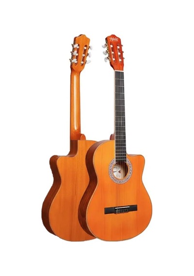 Midex CG-395YLX Klasik Gitar 4/4 Kesik Kasa Full Set (Çanta Askı Tuner Metod Pena)