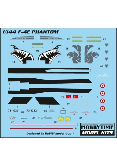 1/144 F-4e Phantom Iı Savaş Uçağı Maketi, Hobbytime 051