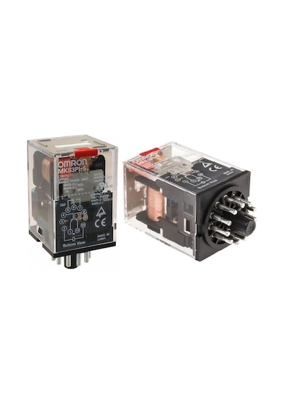 Omron Mks3pın-5-230vac ,220vac 3a3k/10a Yuvarlak-11 Pin Röle