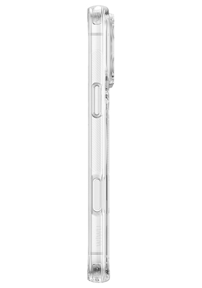 Apple Uyumlu iPhone 17 Pro Kılıf M-safeli Wiwu Cs-202 Crystal Shield Pro Seri Anti Yellowing Sert Pc Kapak Şeffaf