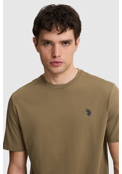 U.S. Polo Assn. U.s. Polo Assn. Erkek Haki Tişört Basic 50322312-vr027 U.S. Polo Assn. U.s. Polo Assn. Erkek Haki Tişört Basic 50322312-vr027