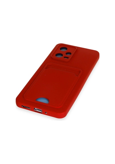 Zengemtx Newface Xiaomi Redmi Note 12 4g Kılıf Kelvin Kartvizitli Silikon - Kırmızı
