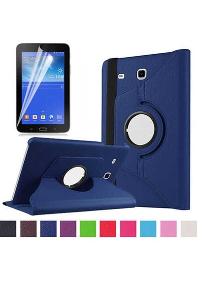 Galaxy Tab 3 Lite 7.0 T110 Zore Dönebilen Standlı Kılıf Kapaklı Kılıf