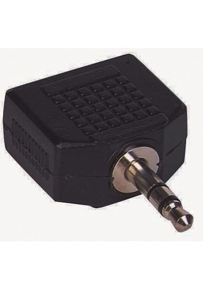 AYT TİCARET 3.5 MM STEREO ERKEK / 3.5 MM 2 DİŞİ ÇEVİRİCİ JACK (ELEKTROMER)