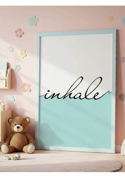 Inhale Dijital Baskı Poster Çerçevesiz