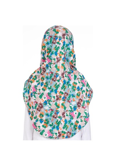 Hürrem Bone Zümrüt Pratik Hazır Geçmeli Genç Tesettür Bone Jakar Desenli Hijab 2408 37 Zümrüt