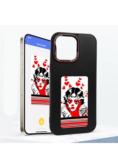Apple Uyumlu iPhone 15 Pro Kılıf Ekranı Yansıtan Zore Akıllı Nfc Kapak Gri