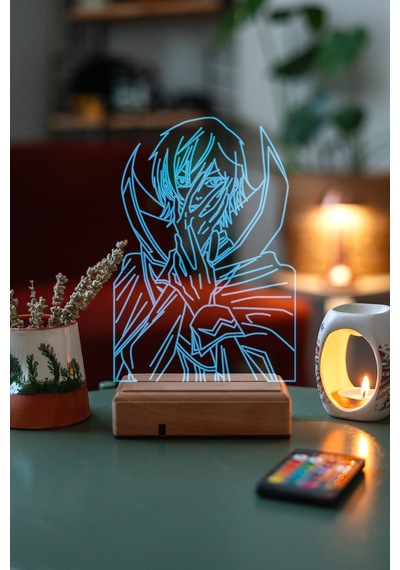 Modiwa Design Anime Code Geass Lelouch 16 Renk Gece Lambası