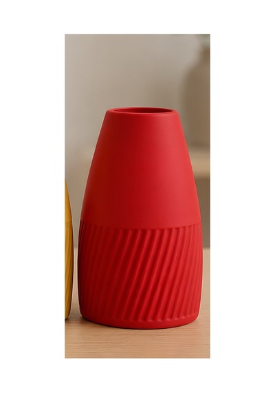 Modern Dekoratif Şık Masa 20 Cm Kırmızı Kırmızı