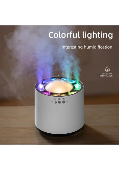 Vilya Rgb Modlu Sese Duyarlı 6 Ledli 800ml Kapasiteli Hava Nemlendiricisi