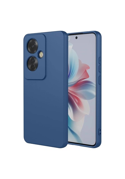 Oppo Reno 11f Kılıf First Silikon - Lacivert 0.2M-Çok Renkli