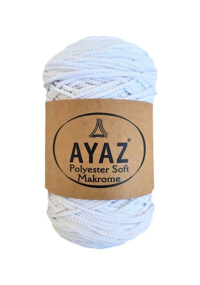 Ayaz Polyester Soft Makrome Ipi 1208 Beyaz