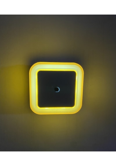 Ct-9500 Led Gece Lambası Fotoselli Led Otomatik Yanan 2 Adet(524563331) Turuncu