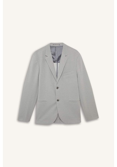 DeFacto Slim Fit Dar Kesim Yarım Astar Blazer Ceket E3447AX25SMGR323