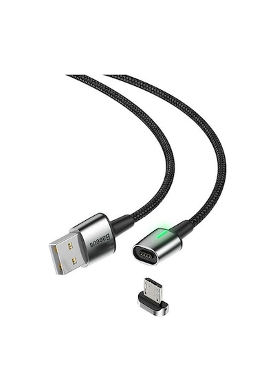 Baseus Zinc Magnetic Usb Kablo Şarj Android Mikro Başlık 2Metre