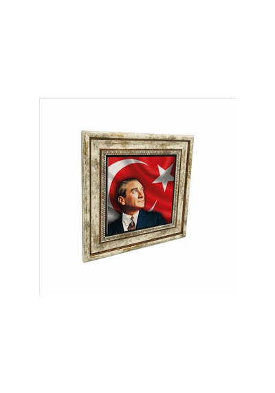 Mustafa Kemal Atatürk Baskılı Taş Tablo 25x25 753