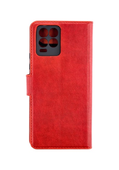 Realme 8 Pro Uyumlu Kılıf Trend S Plus Kapaklı Kılıf - Kırmızı