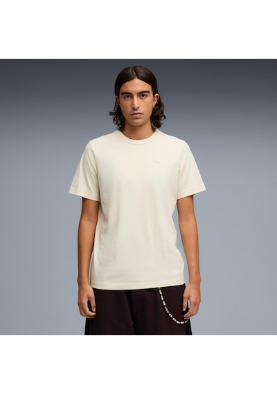 Puma Ess Elevated Tk Erkek Krem T-shirt 695703