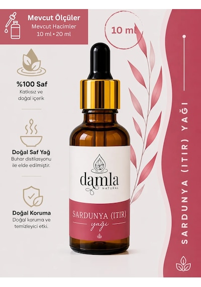 Biodamla Natural Sardunya Itr Yağı 10 Ml